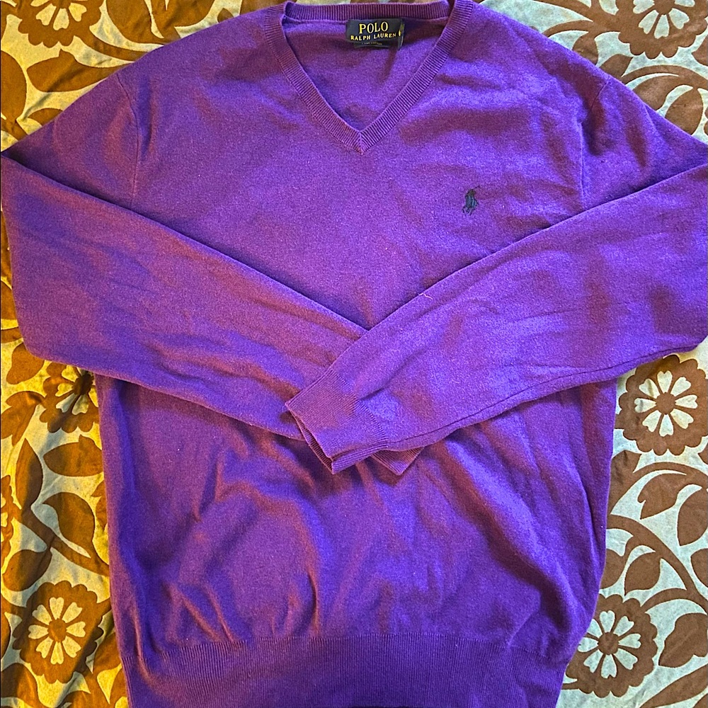 Polo By Ralph Lauren Pima Cotton V-Neck